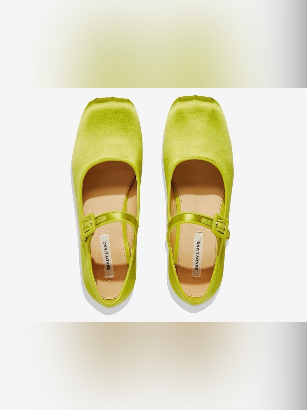 Sandy Liang & Heaven by Marc Jacobs Mary Jane Pointe in Ballet Satin NEW - Picture 2 of 13